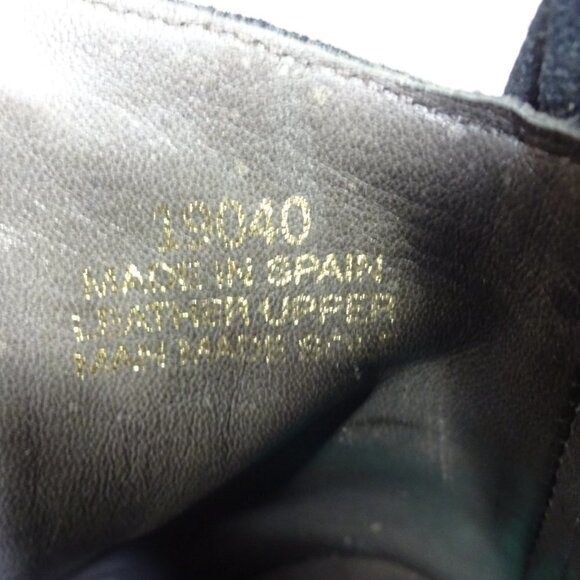 Marroqui Sanchez Womens 39 US 8 Black Suede Zip Boho Western Ankle Boots 19040 - Picture 9 of 10